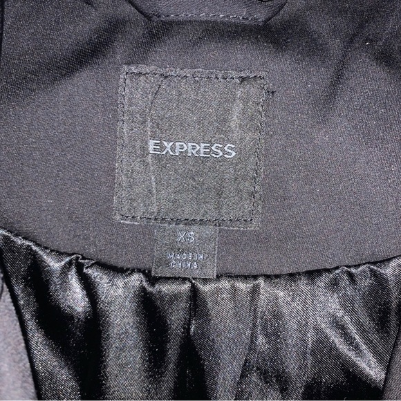 Express Black Coat, Size XS - Picture 2 of 3
